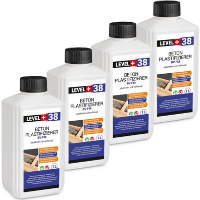 Plastifizierer 4L Beton-Zusatzmittel Beton Fliessmittel Betonverflüssiger L+38