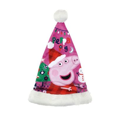 Nikolausmütze Peppa Pig Cosy corner Für Kinder 37 cm