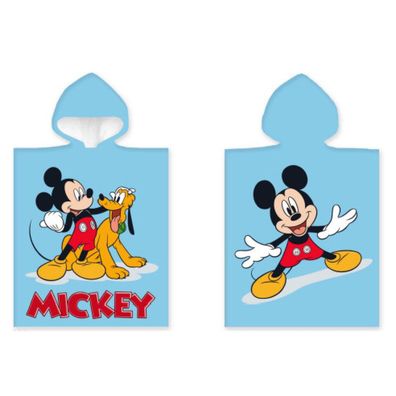 Poncho Handtuch - 50 x 100 cm - Mickey Mouse &#40;110072&#41;