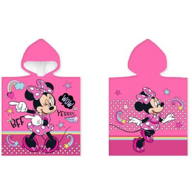 Poncho Handtuch - 50 x 100 cm - Minnie Mouse &#40;110073&#41;