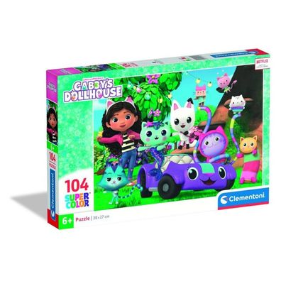 Gabby's Dollhouse 104-teiliges Clementoni-Puzzle