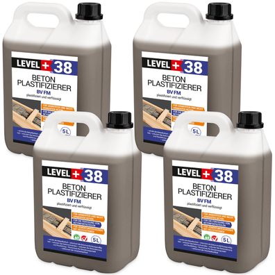 Plastifizierer 20L Beton-Zusatzmittel Beton Fliessmittel Betonverflüssiger L+38