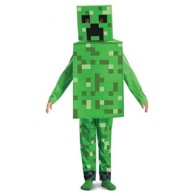 Minecraft Creeper Kostüm 7-8 Jahre