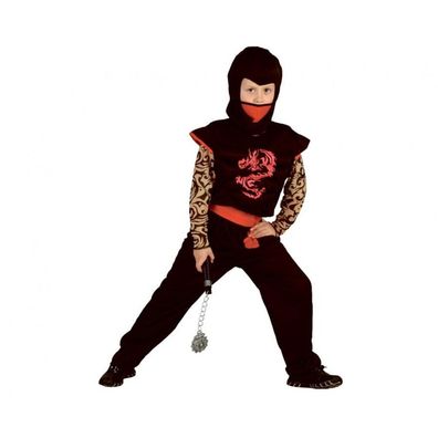 Ninja Red Dragon Ninja Kostüm 120/130 cm