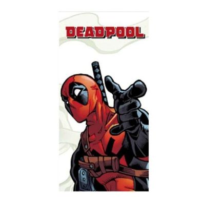 Deadpool Finger gun Badetuch, Strandtuch 70x140cm (Schnelltrocknend)