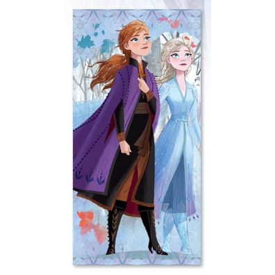 Disney Eiskönigin Sisters Badetuch, Strandtuch 70x137 cm (Schnelltrocknend)