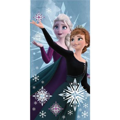 Disney Eiskönigin Snowflake Badetuch, Strandtuch 70x140cm