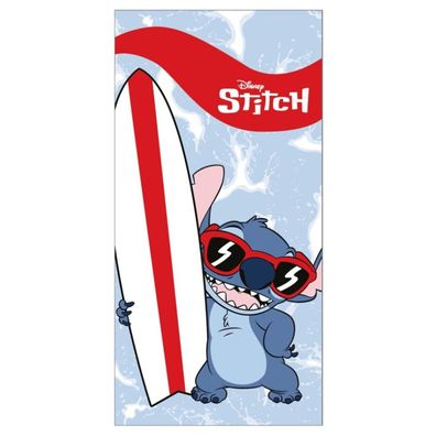 Disney Lilo und Stitch Surf Badetuch, Strandtuch 70x140cm (Schnell trocknend)