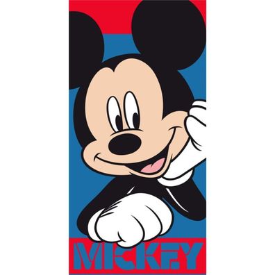 Disney Mickey Badehandtuch, Strandtuch 70x140cm (Fast Dry)