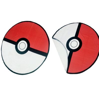 Pokémon Pokeball geformtes Badetuch, Strandtuch 130 cm (Fast Dry)