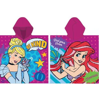 Disney Prinzessin Story Strandtuch-Poncho 55x110 cm (Schnelltrocknend)