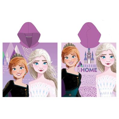 Disney Eiskönigin Arendelle Strandtuch-Poncho 55x110 cm (Schnelltrocknend)