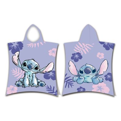 Disney Lilo und Stitch Purple Strandtuch Poncho 50x115 cm