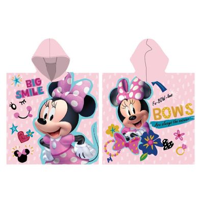 Disney Minnie Smile Strandtuch-Poncho 55x110 cm (Fast Dry)