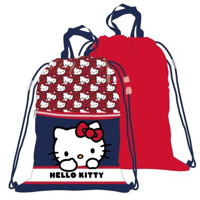 Hello Kitty Red Bow Deluxe Sporttasche, Turnbeutel 45 cm