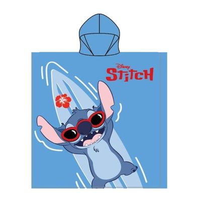 Disney Lilo und Stitch Lazy Lagoon Strandhandtuch Poncho 55x110 cm (Schnelltrocknend)
