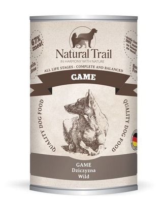 Natural TRAIL Dog 800g Game dose
