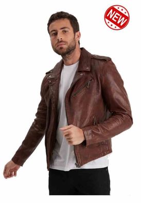 Lederjacke Daytona 73 Golberg Cognac