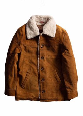 Lederjacke Iron & Resin Caravan Jacket cognac