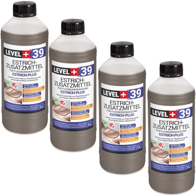 Estrichzusatzmittel 4L Fussbodenheizung Heizestrich - Zementestrich Profi L+39
