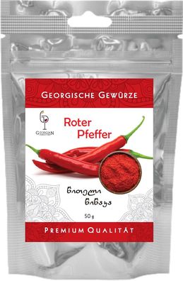 Roter Pfeffer aus Georgien, 50g