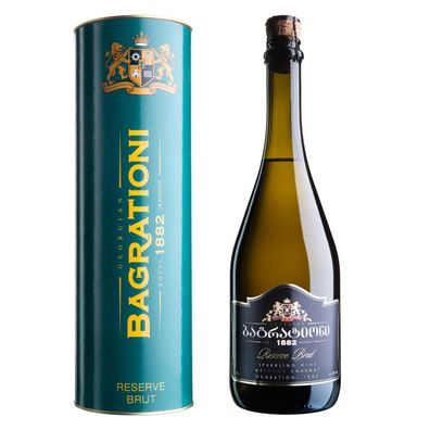 Bagrationi Sekt Reserve Brut (trocken) aus Georgien, 0,75l