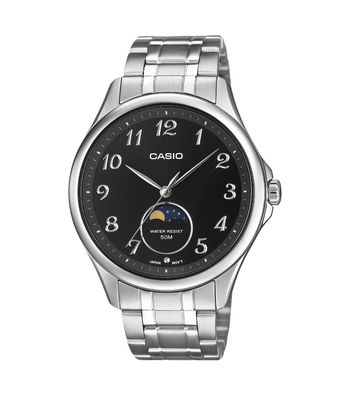 Casio Unisex Uhr Timeless MTP-M110D-1AV Quarz, Schwarz