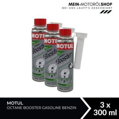 Motul Octane Booster Gasoline Benzin 3x300 ML