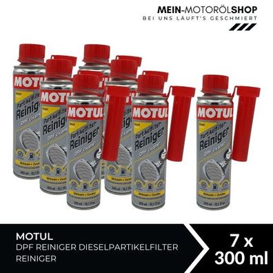 Motul DPF Reiniger Dieselpartikelfilter Reiniger 7x300 ML