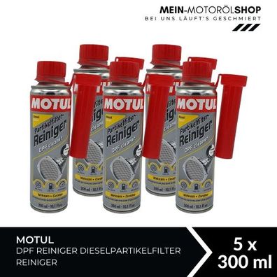 Motul DPF Reiniger Dieselpartikelfilter Reiniger 5x300 ML