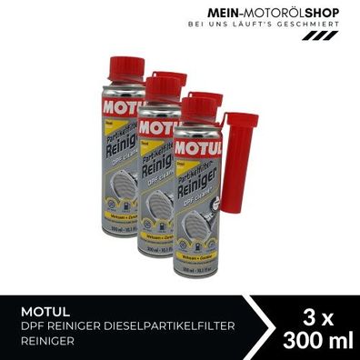 Motul DPF Reiniger Dieselpartikelfilter Reiniger 3x300 ML