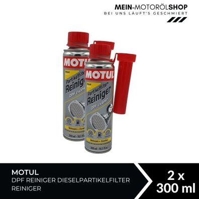Motul DPF Reiniger Dieselpartikelfilter Reiniger 2x300 ML