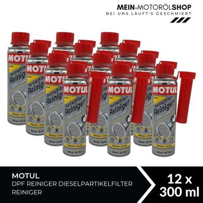 Motul DPF Reiniger Dieselpartikelfilter Reiniger 12x300 ML