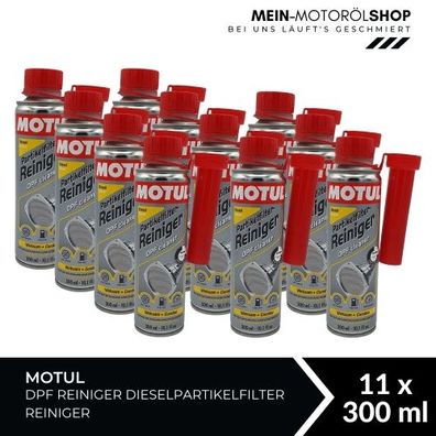 Motul DPF Reiniger Dieselpartikelfilter Reiniger 11x300 ML
