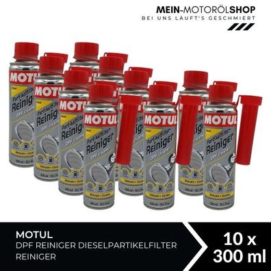 Motul DPF Reiniger Dieselpartikelfilter Reiniger 10x300 ML