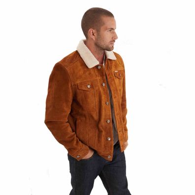 Lederjacke Iron & Resin Open Road cognac