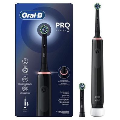 Oral-B Pro 3 3000 Sensitive Clean Zahnbürste schwarz