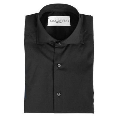 Ballantyne Black Cotton Men's Shirt