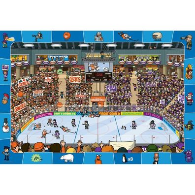 Eurographics Spot & Find Hockey-Puzzle 100 Teile
