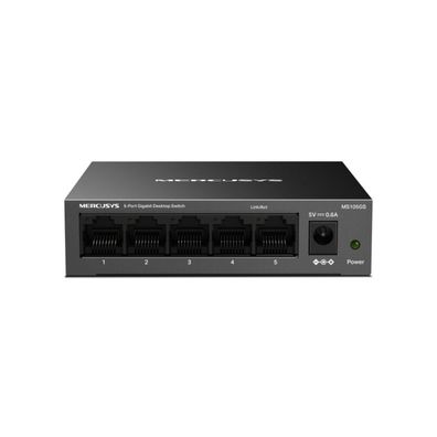 Mercusys Desktop Switch MS105GS 5-Port Gigabit Steel Case