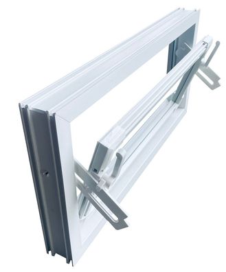 Kellerfenster weiss 80 x 40 cm Einfachverglasung
