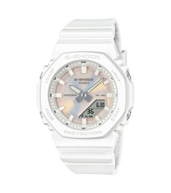 Casio G-Shock Damenuhr GMA-P2100PC-7AER Resin, Weiß, Neobrite
