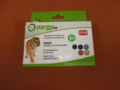 Original energy ink ersetzt Canon PGI-550XL/CLI-551XL BK/C/M/Y OVP