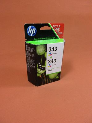 Original HP 343 2-Pack OVP , Tintenpatrone, HP ink cartridge