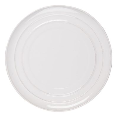 Clayre & Eef Speiseteller Ø 28 cm Weiß Keramik (Gr. Ø 28x3 cm)