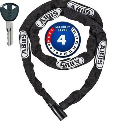 Kette 4804K, L = 110 cm, Ø = 4 mm, schwarz, Abus, 72488