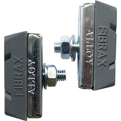 Bremsschuh Fibrax SH 296P, schraub , symm, grau, 1 Paar, für Alufelge, Fasi, 80610