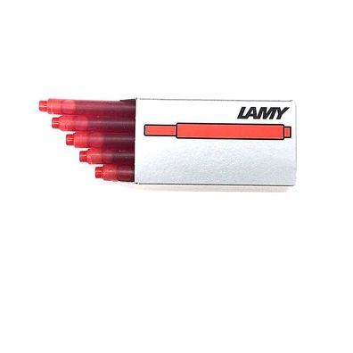 LAMY T10 Tintenpatrone Original Ersatzpatrone für LAMY Füllhalter Rot