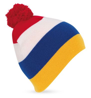 narrenwelt Mainz - Mütze Strickmütze Farbenspiel für Mainz-Fans Accessoire