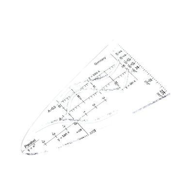 Milan Parabel 550 Zeichengerät Mathematik Schule Geometrie Lineal Parabel